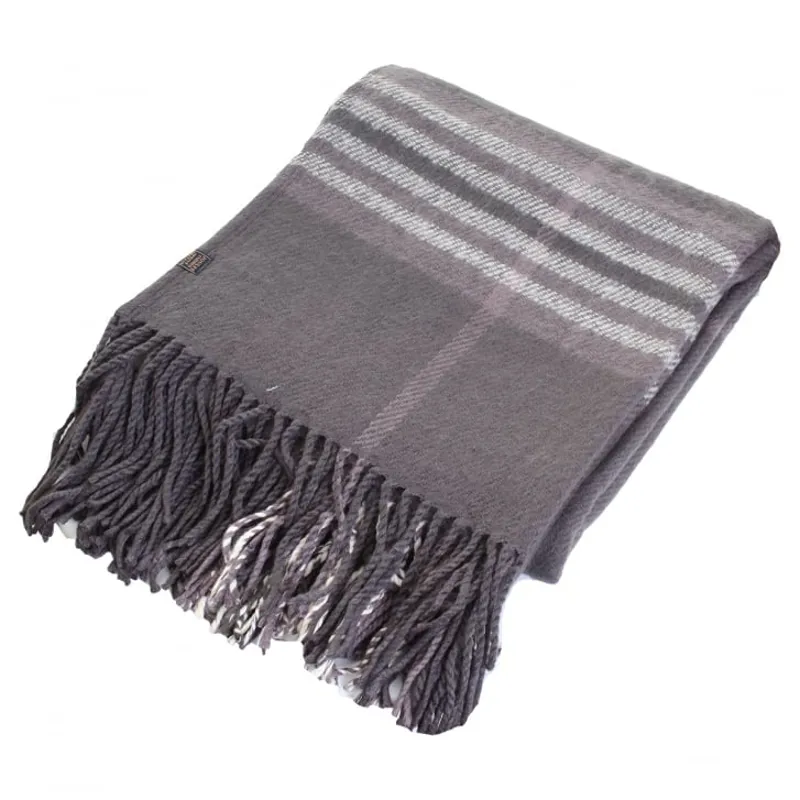 Joules Innis Classic Wrap Ladies Scarf - Black Check